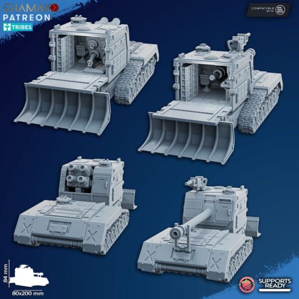 Self-propelled Artillery (Mortar & Cannon)