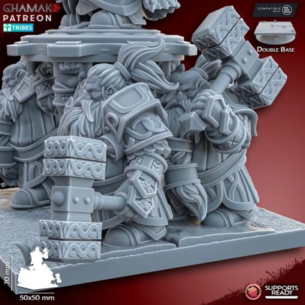 Dwarven King on Shield - Image 4