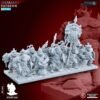 Grey waste orcs with melee weapon and shield