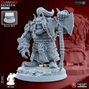 Grey Orc Warlord on foot