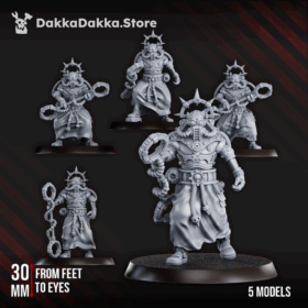 Machine Cult Shock priests with staff