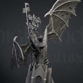 Ezekiel, Lord Necromancer on Flying Monster