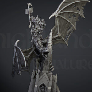 Ezekiel, Lord Necromancer on Flying Monster